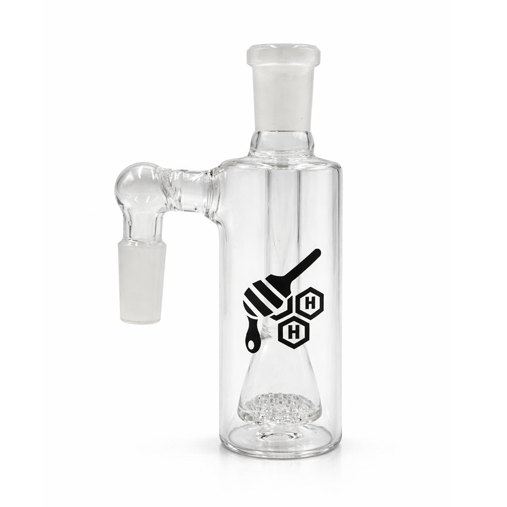 Honeybee Herb Honeycomb Disc Perc Cylinder Ash Catcher