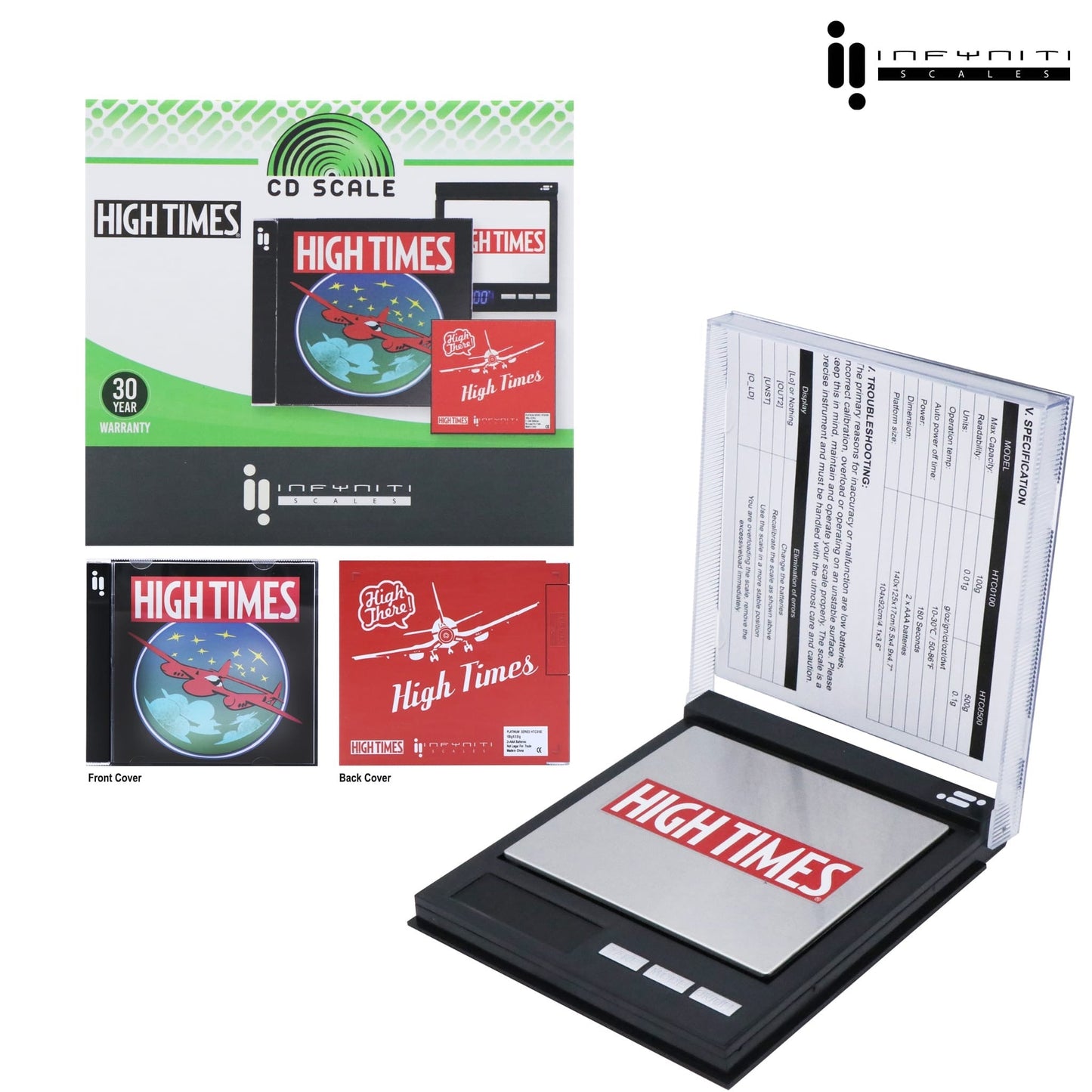 Infyniti Licensed Collection Pocket Scale 100g x.01g