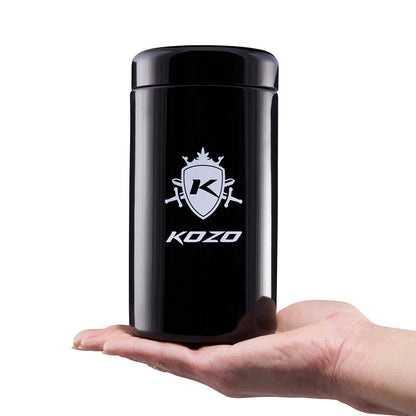 Kozo Black UV Glass Storage Jar, Multiple Sizes