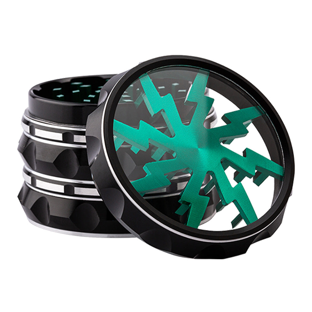 Kozo Lightning Window 2.5" 4-Piece Metal Grinder