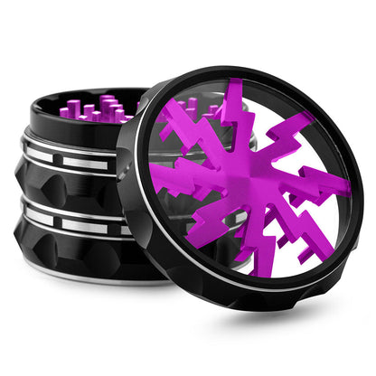 Kozo Lightning Window 2.5" 4-Piece Metal Grinder