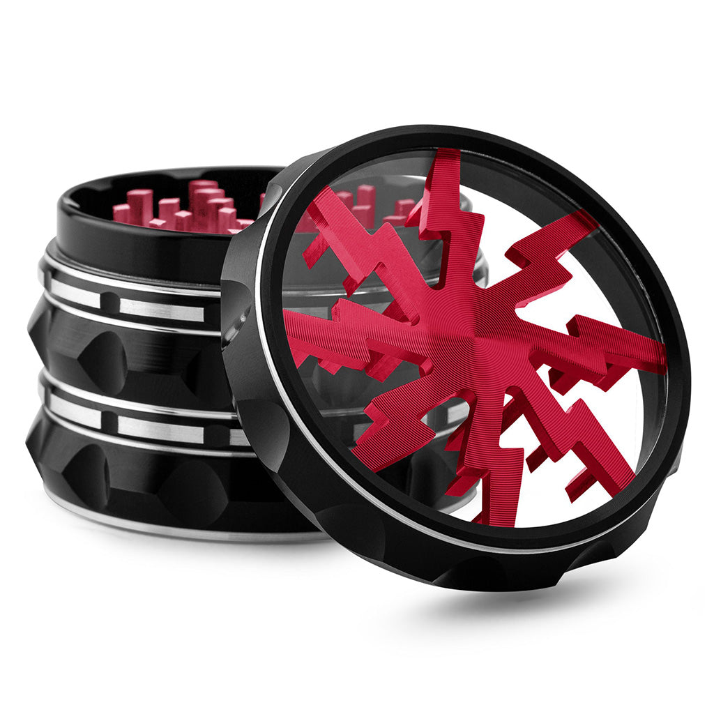 Kozo Lightning Window 2.5" 4-Piece Metal Grinder