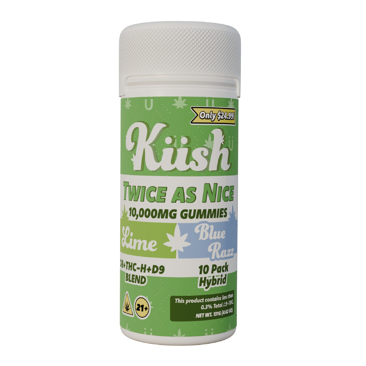 Kush Twice As Nice Double Stack THC Gummies - 10,000mg