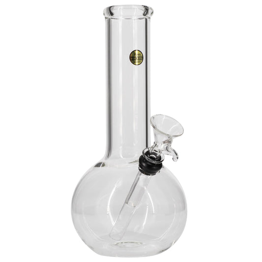 LA Pipes Clear Glass Basic Water Pipe