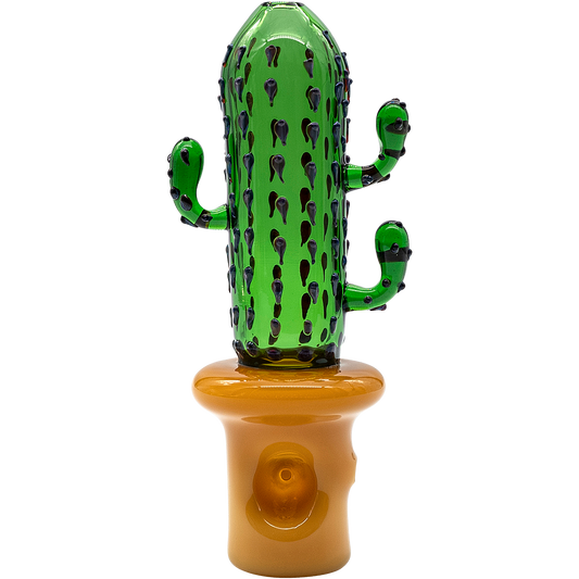 LA Pipes Glass Saguaro Cactus Pipe