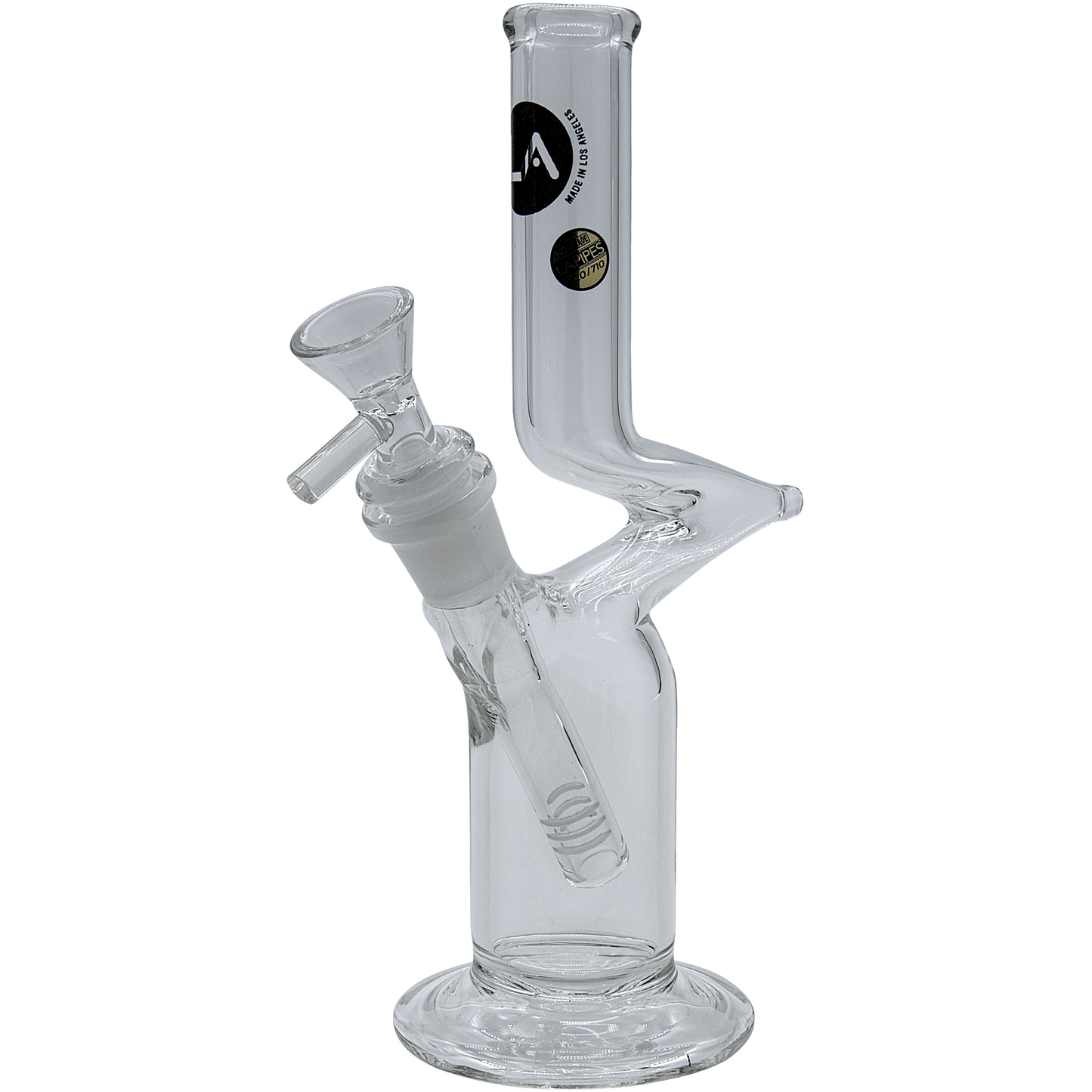 LA Pipes "The Zig" Straight Zong Style Bong