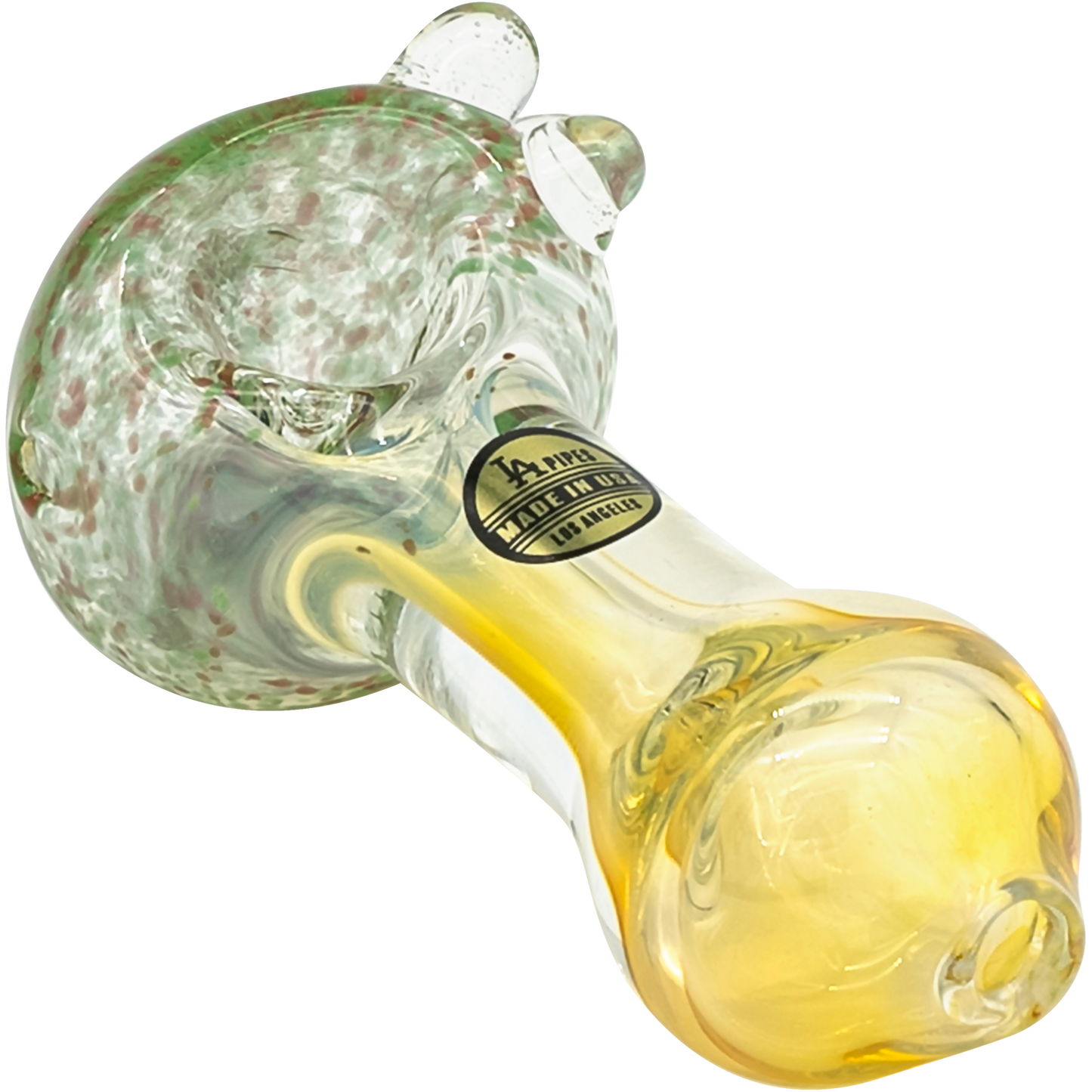 LA Pipes "Thick Neck Freckles" Spoon Pipe