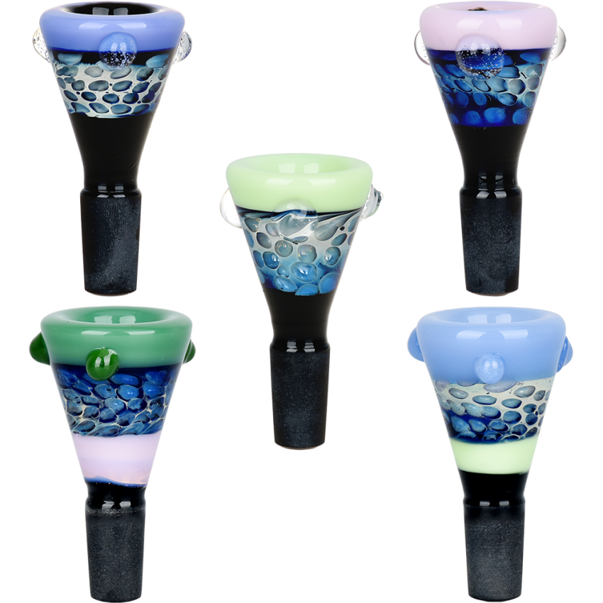 Layered Delights Deluxe Herb Slide | 14mm M | Colors Vary