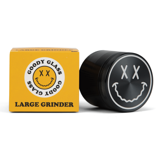 Goody Glass Big Face 4-Piece Premium Aluminum Herb Grinder