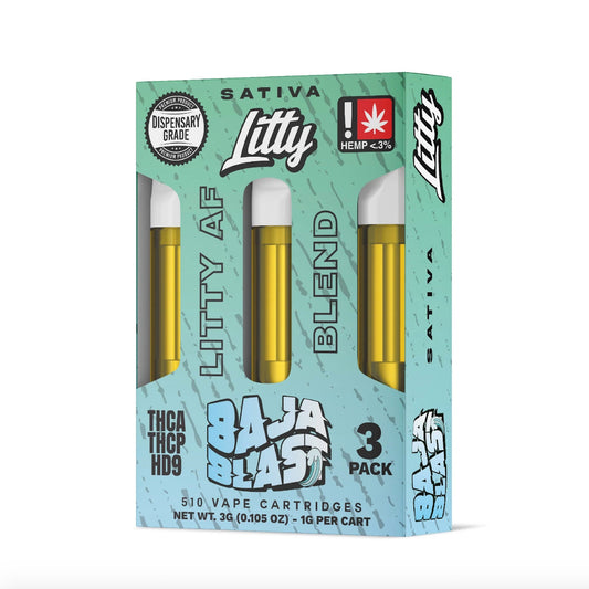 Litty AF Blend Baja Blast Device - 3 Pack