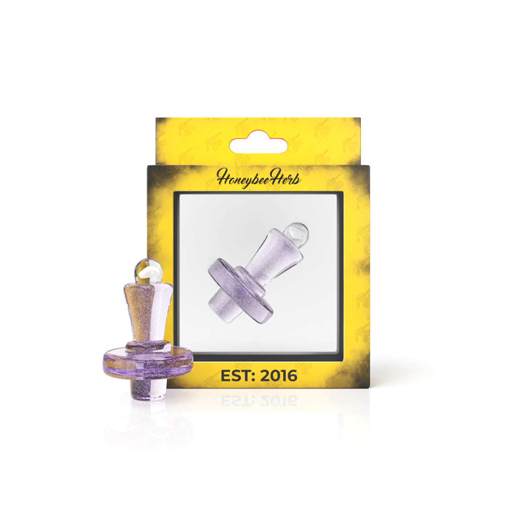 Honeybee Herb Opal Starlight Auto-Spin Carb Cap for Enhanced Dabbing