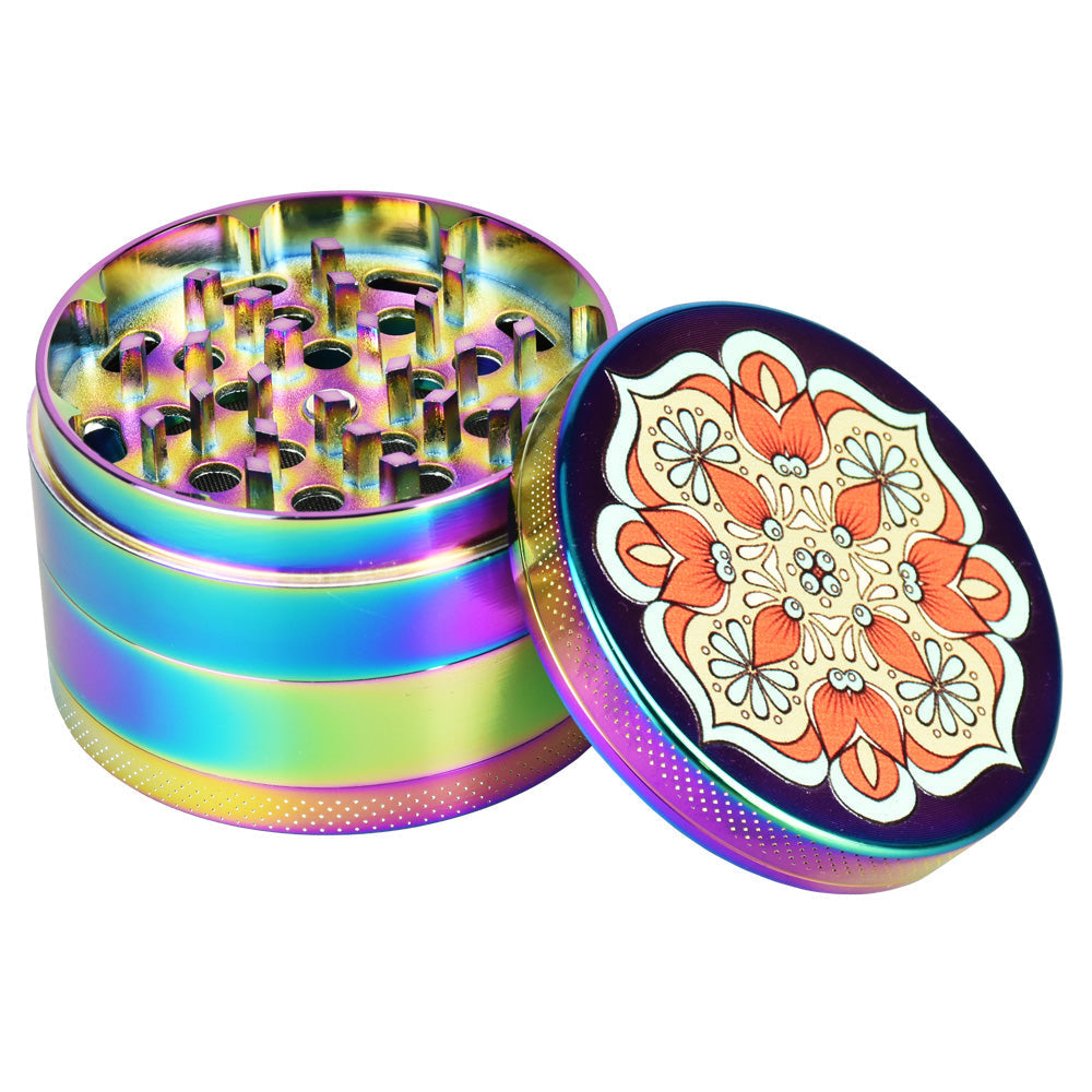 Mandala Anodized Grinders - 6 Pack