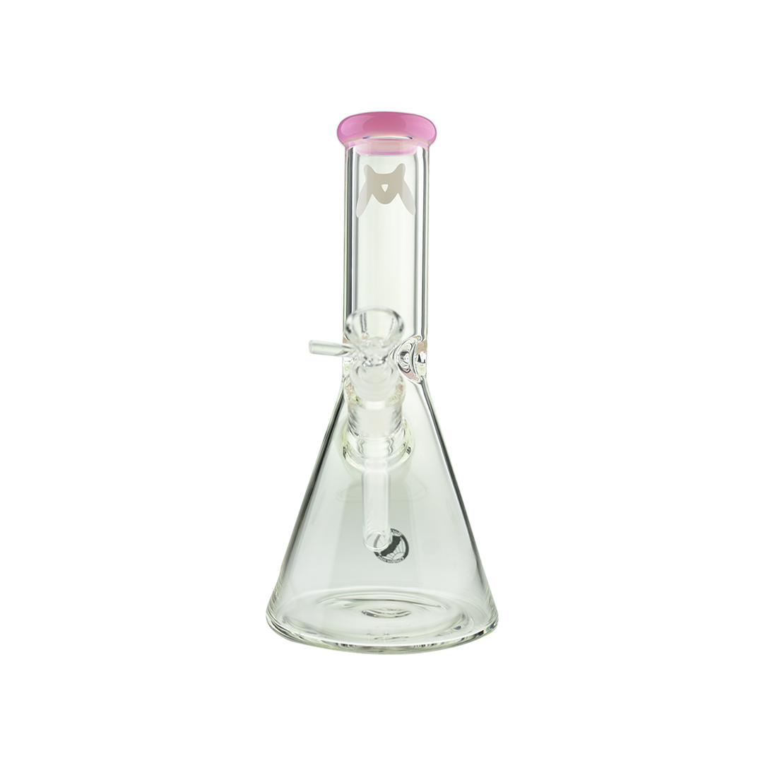 MAV Glass 10" X 44mm Color Top Beaker Bong