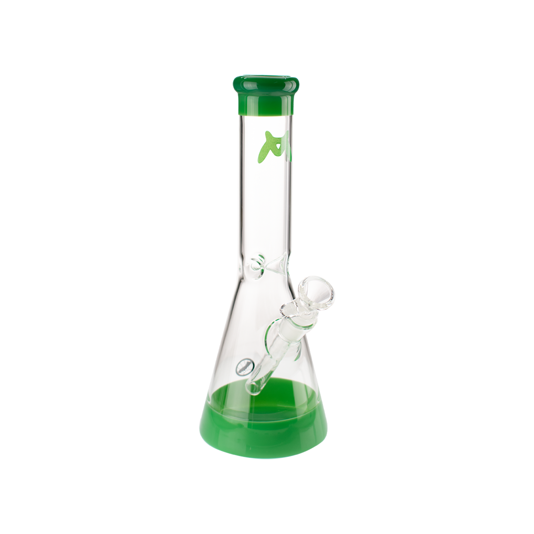 MAV Glass 12" X 44mm Accent Color Beaker Bong