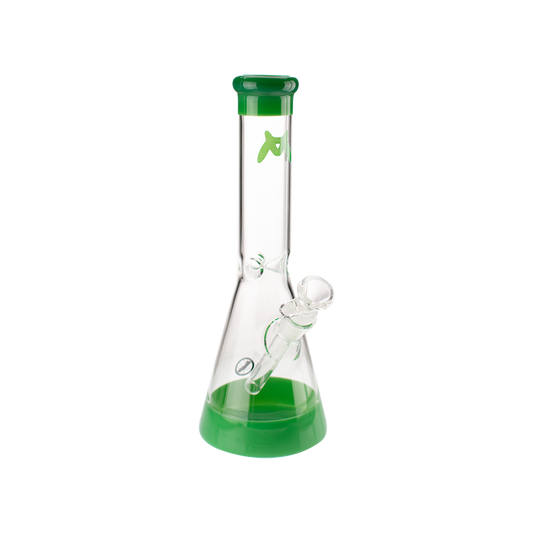 MAV Glass 12" X 44mm Accent Color Beaker Bong