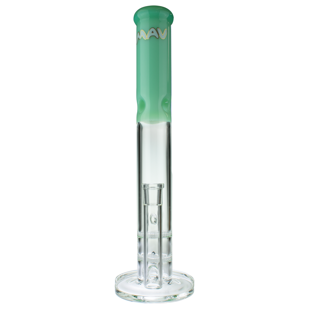 MAV Glass 16" Double Honey Straight Tube