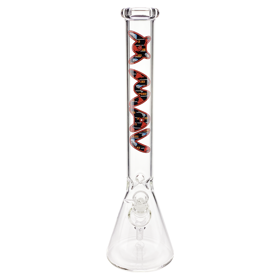 MAV Glass 18" Top City Chicago Beaker Bong