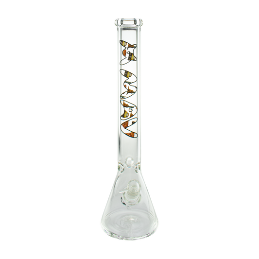 MAV Glass 18" Top City New York Beaker Bong