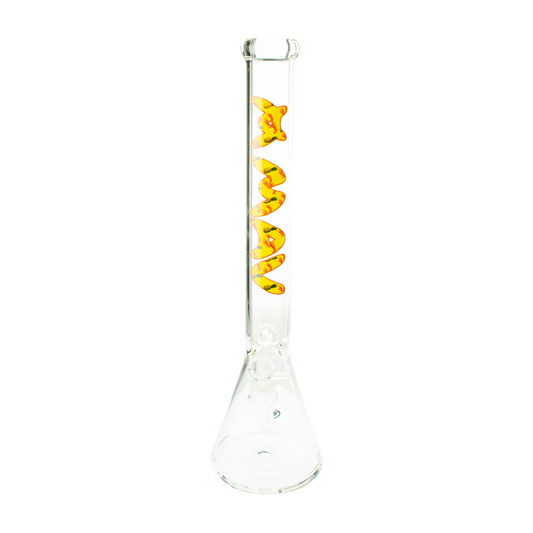 MAV Glass 18" Top City Rhode Island Lobster And Pineapple Beaker Bong