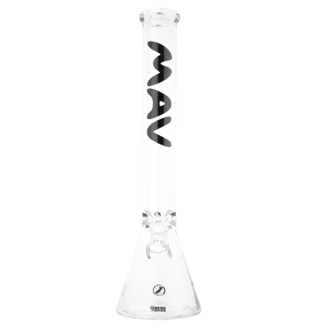 MAV Glass 18" X 9mm Beaker Bong