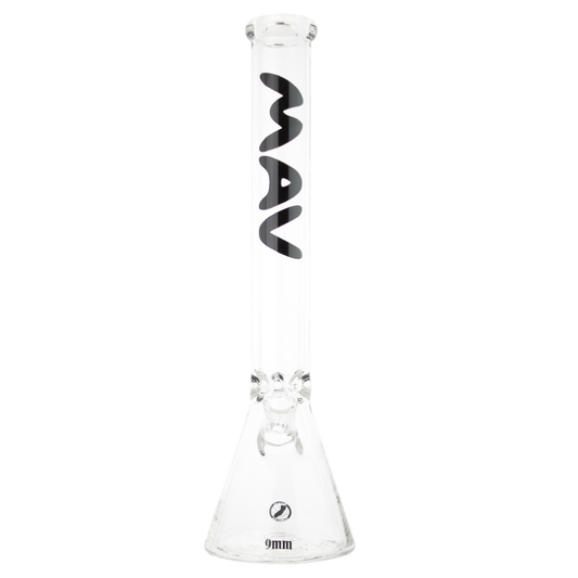 MAV Glass 18" X 9mm Beaker Bong
