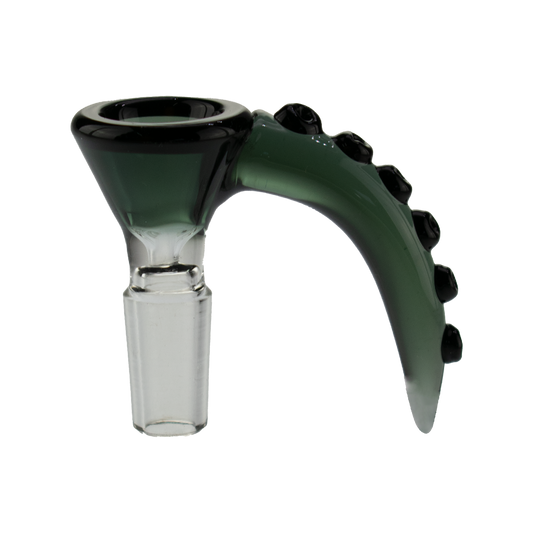 MAV Glass Black 14mm Octopus Tentacle Bowl