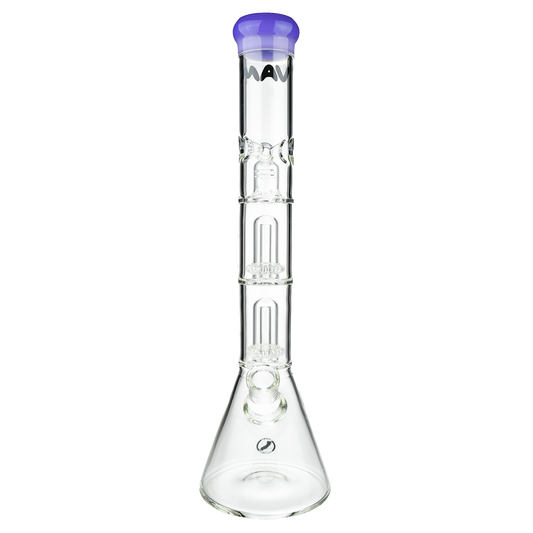 MAV Glass Double Ufo Beaker Bong