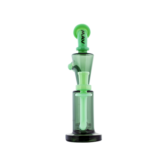 MAV Glass Echo Park 9.5" Dab Rig with Slit Puck Perc & 14mm Banger