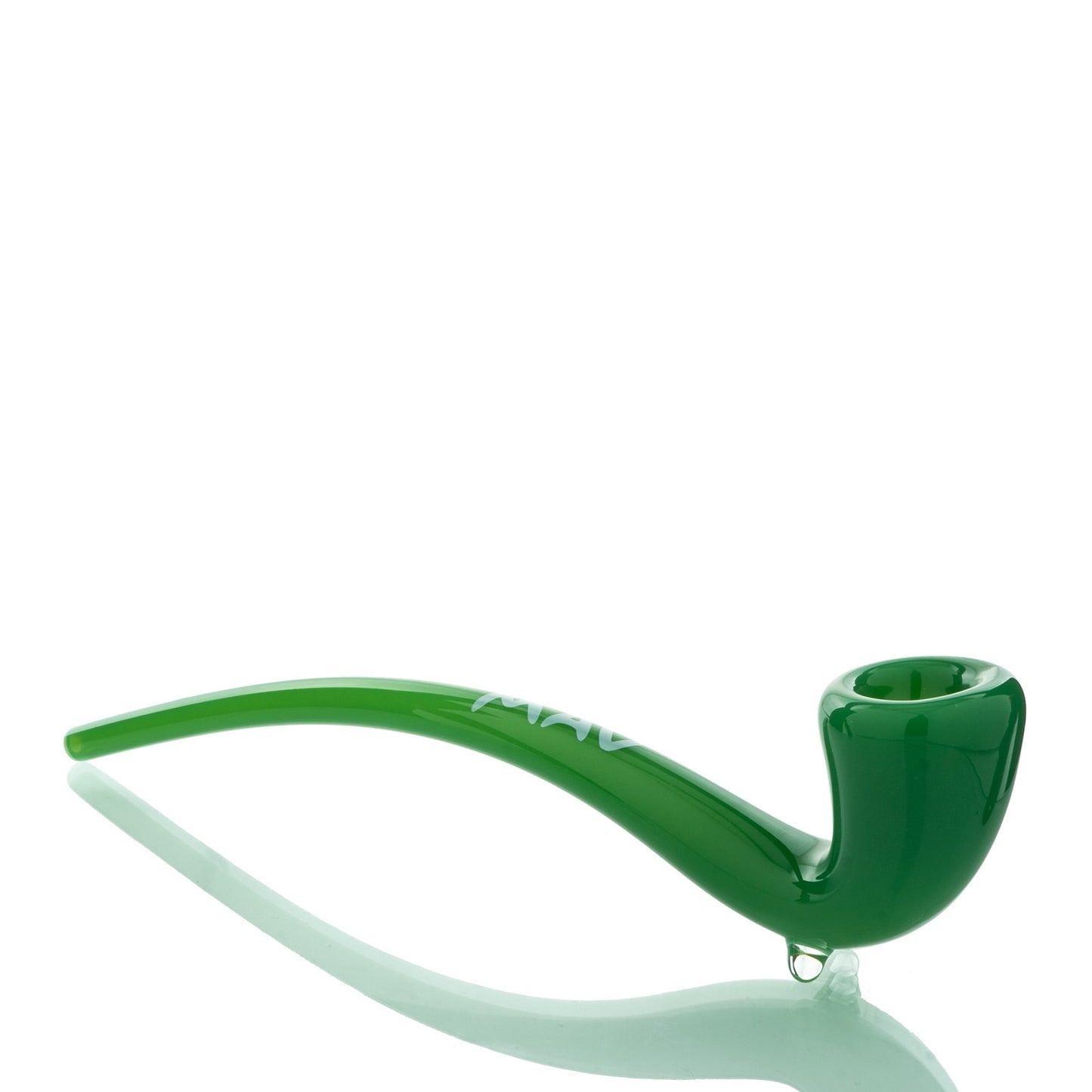MAV Glass 10" Wizard-Inspired Gandalf Pipe with Carb Hole & Vibrant Color