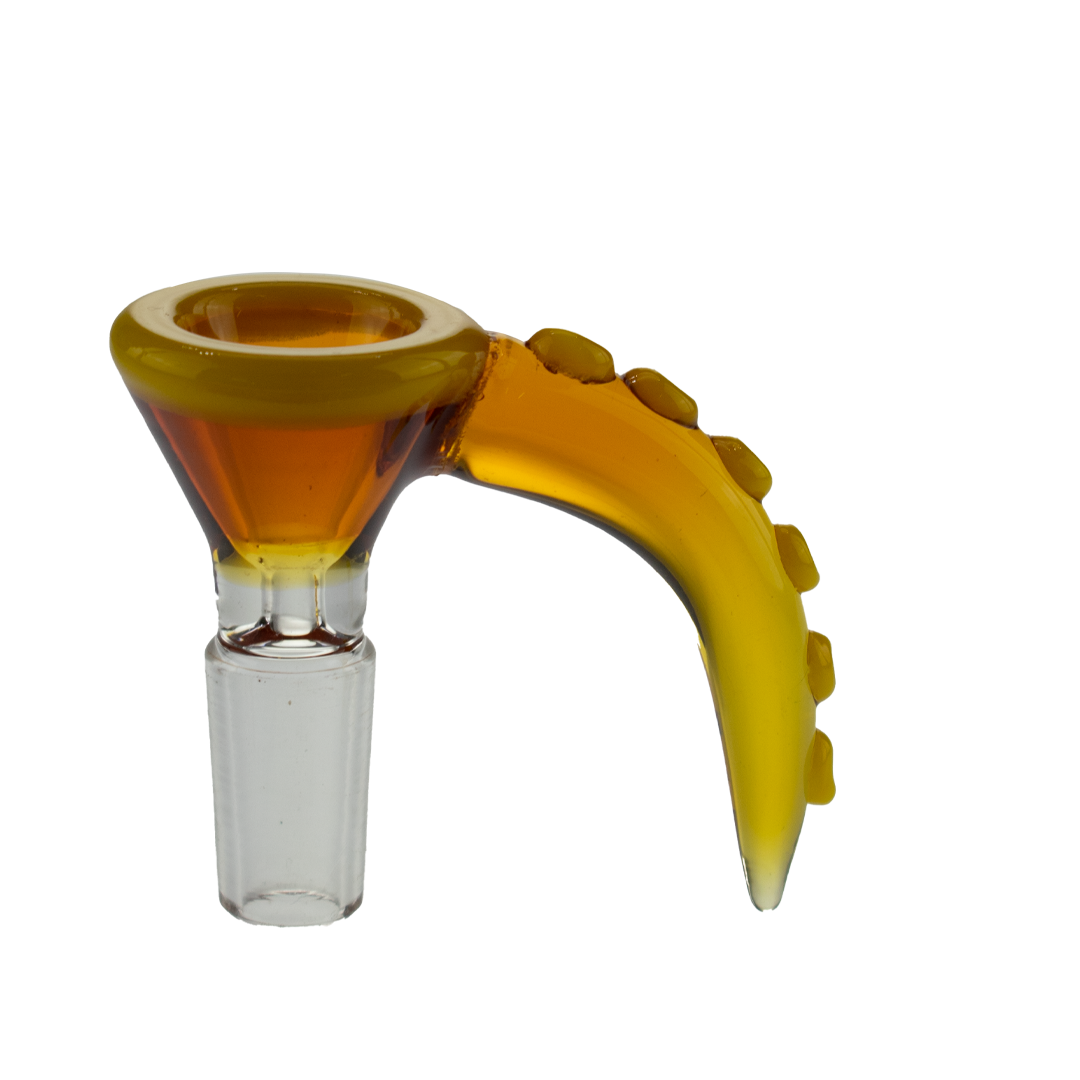 MAV Glass Gold 14mm Octopus Tentacle Bowl