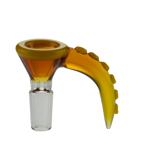 MAV Glass Gold 14mm Octopus Tentacle Bowl