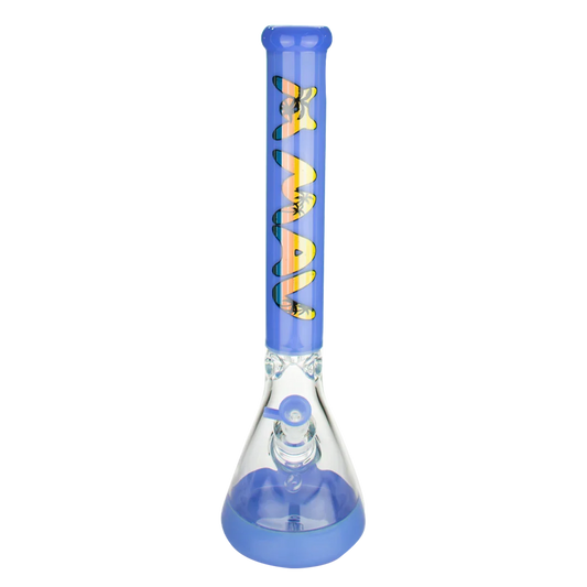 MAV Glass Mav - Purple California Retro 18" Full Color Beaker Bong