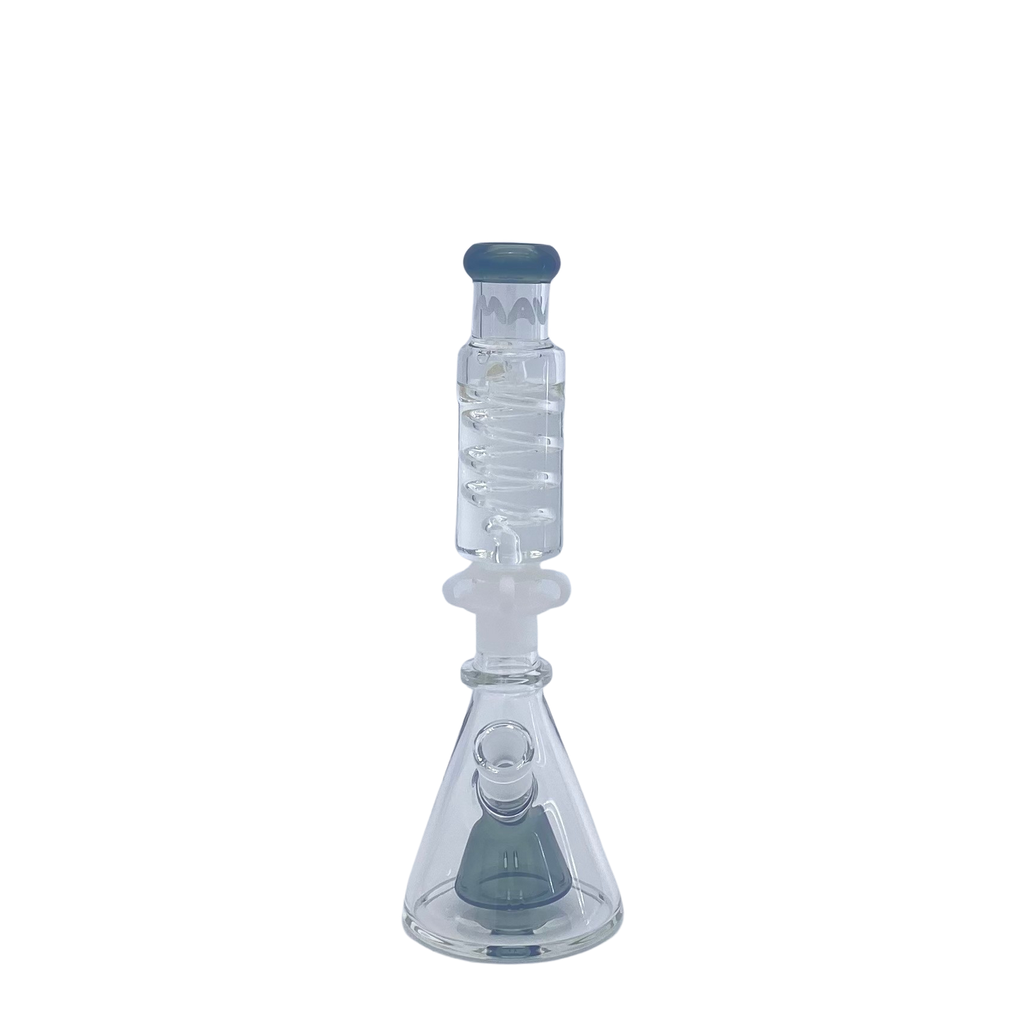 MAV Glass Mini Smoke Slitted Pyramid Beaker Freezable Coil System