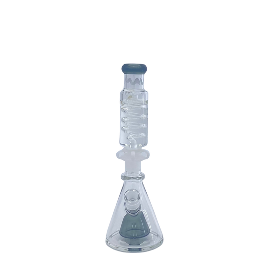MAV Glass Mini Smoke Slitted Pyramid Beaker Freezable Coil System