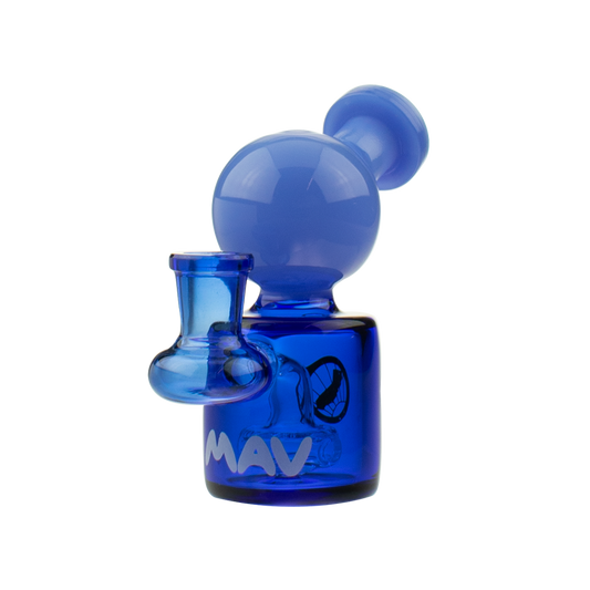 MAV Glass Mini Squig Rig - 4" Portable Dab Rig with 4-Hole Diffuser & 14mm Joint