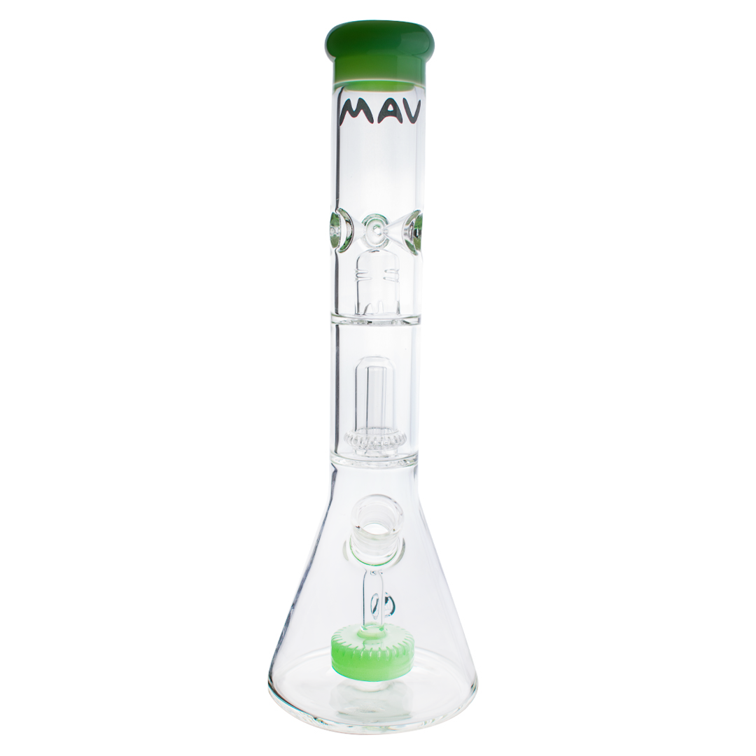 MAV Glass Single Slitted Puck To Ufo Beaker