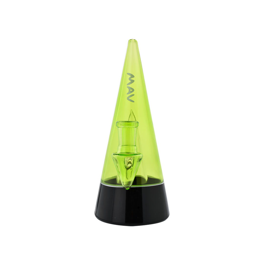 MAV Glass Beacon 2.0 Dab Rig - 7" Vibrant Triangle w/ 2-Hole Diffuser