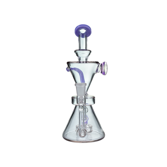 MAV Glass The Beverly SUBTL Collab Hourglass Recycler - Purple