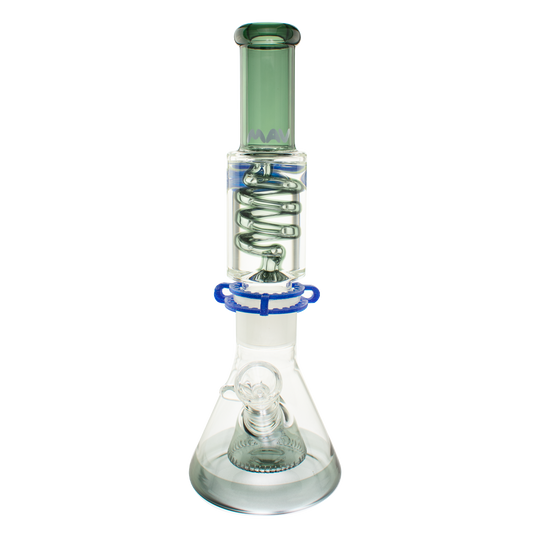 MAV Glass Transparent Black Slitted Pyramid Beaker Freezable Coil System