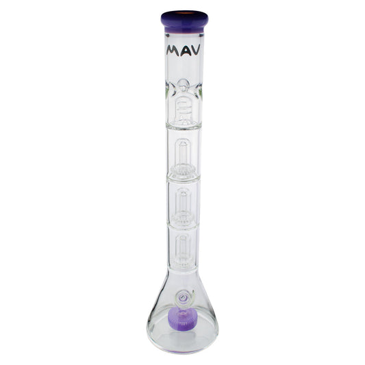 MAV Glass Triple Slitted Puck To Ufo Beaker