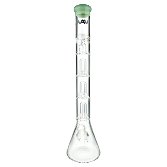 MAV Glass Triple Ufo Beaker Bong