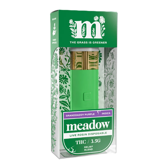 Meadow Effective Base THC Live Rosin Device - 3500mg