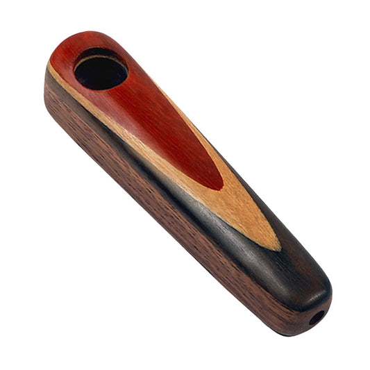 Melting Teardrop Wood Hand Pipe