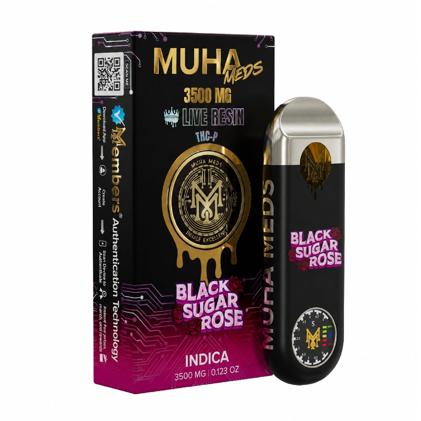 Muha Meds Live Resin THC-P New Gen 3 Device - 3500mg