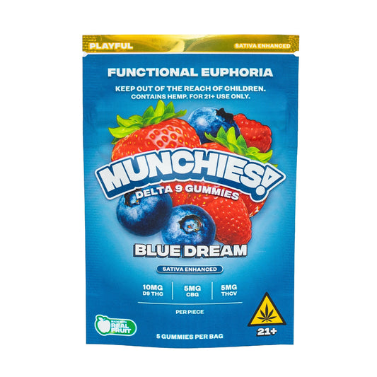 MUNCHIES! Functional Euphoria Delta 9 Boosted Gummies - 5ct