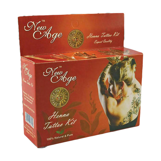 NewAge Complete Henna Tattoo Craft Kit - 100% Natural Dye & Accessories