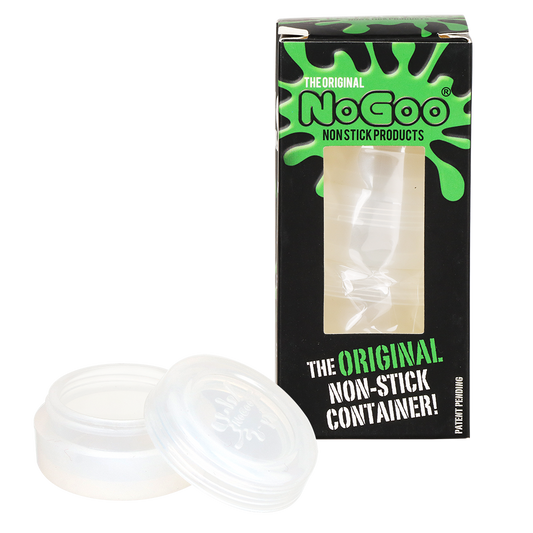 NoGoo Silicone Container | 7mL | Clear | 5ct Box
