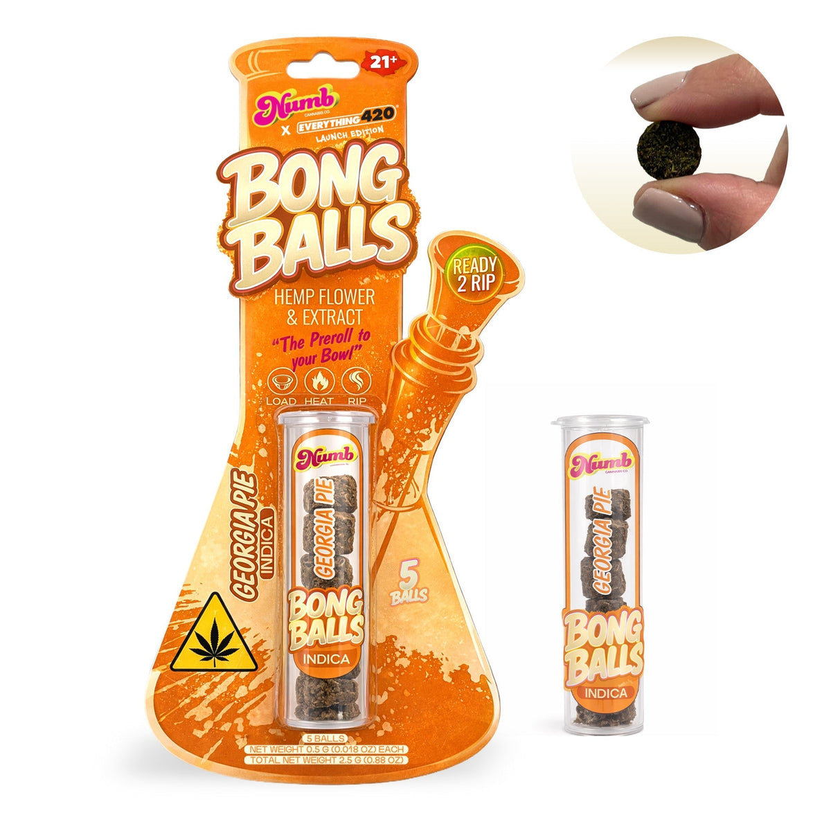 Numb x Omeweed THC Bong Balls - Georgia Pie (I)