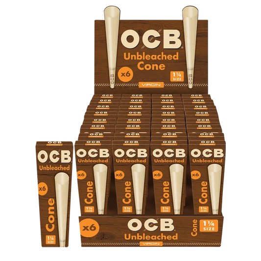 OCB Unbleached Cones - 32 Pack