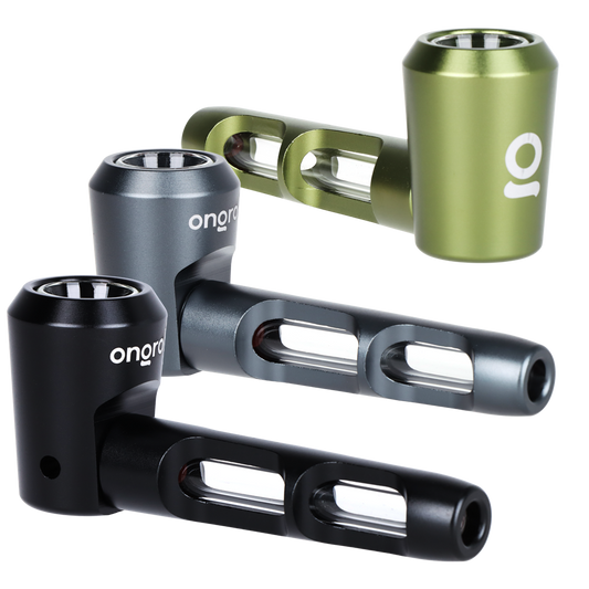 ONGROK Aluminum & Glass Spoon Pipe | 4.25"